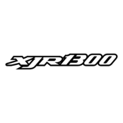 XJR1300 Logo Black and White