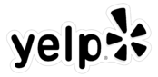 Yelp Logo Black and White