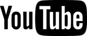 YouTube Logo Black and White