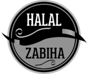 Zabiha Halal Logo Black and White